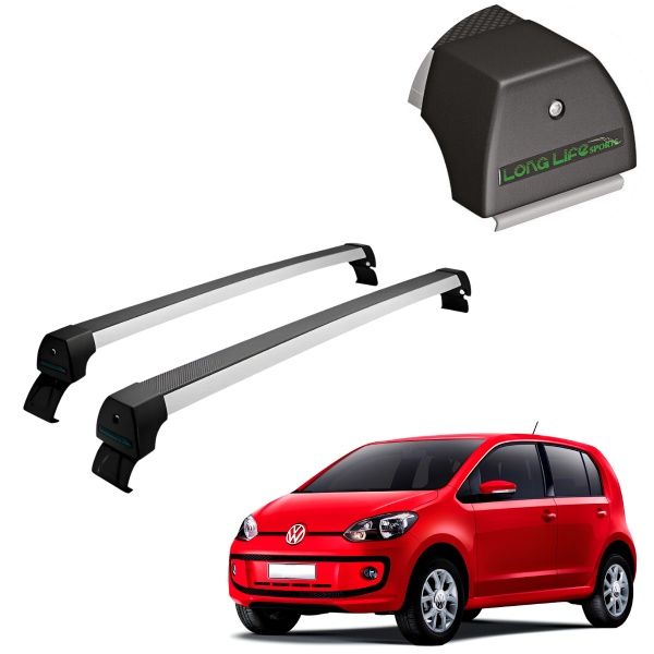Rack de Alumínio Prata 45kg VW UP ! (2 e ...
