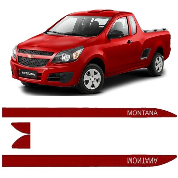 Friso Lateral Montana 2011 a 2022  Vermel...