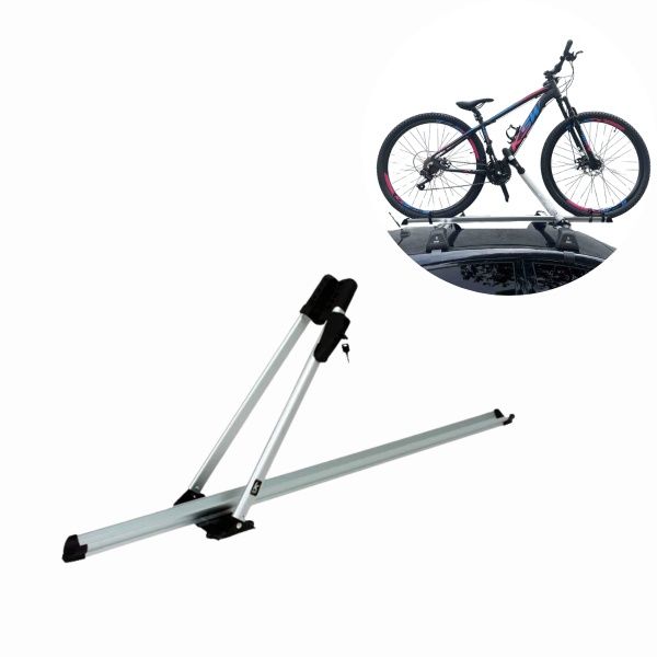 Calha de Bike Alum. Prata com Chave - Ton...