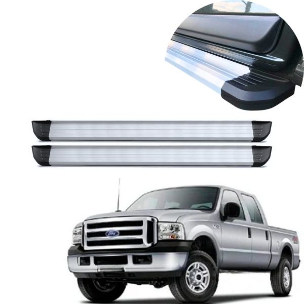 Estribo Alumínio Anodizado F250 Cabine Du...