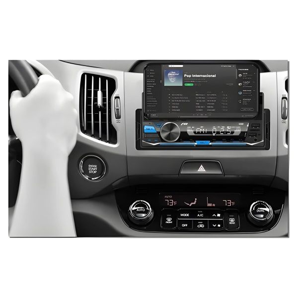 Rádio Automotivo MP3 Bluetooth com Suport...