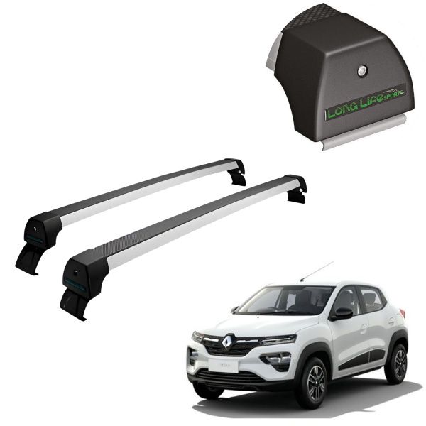 Rack de Alumínio Prata 45kg Kwid 2015 até...