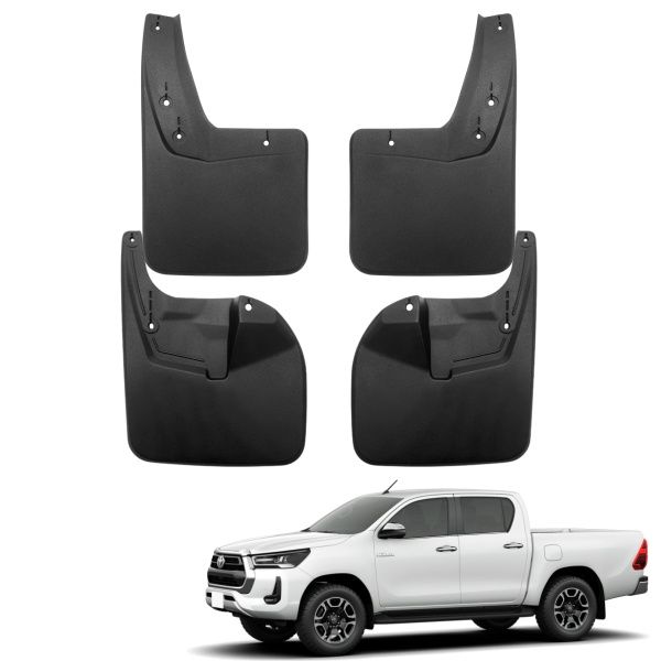Apara Barro Hilux 2016 até 2026 (Preto) C...