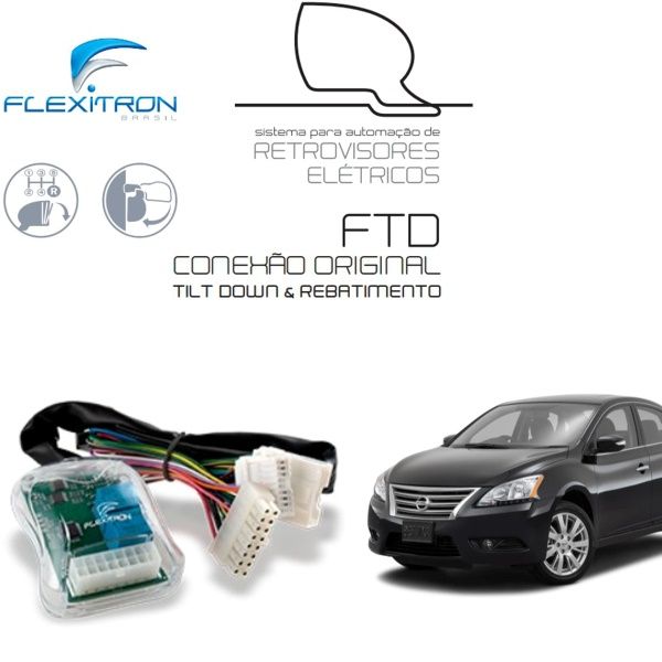 Tilt-down Plug & Play+Rebatimento Sentra ...