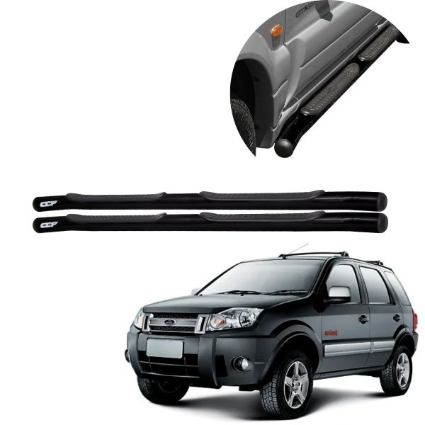 Estribo Tubular Preto Ecosport 2004 até 2...