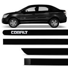Friso Lateral Preto Escrita Cromo - Cobalt