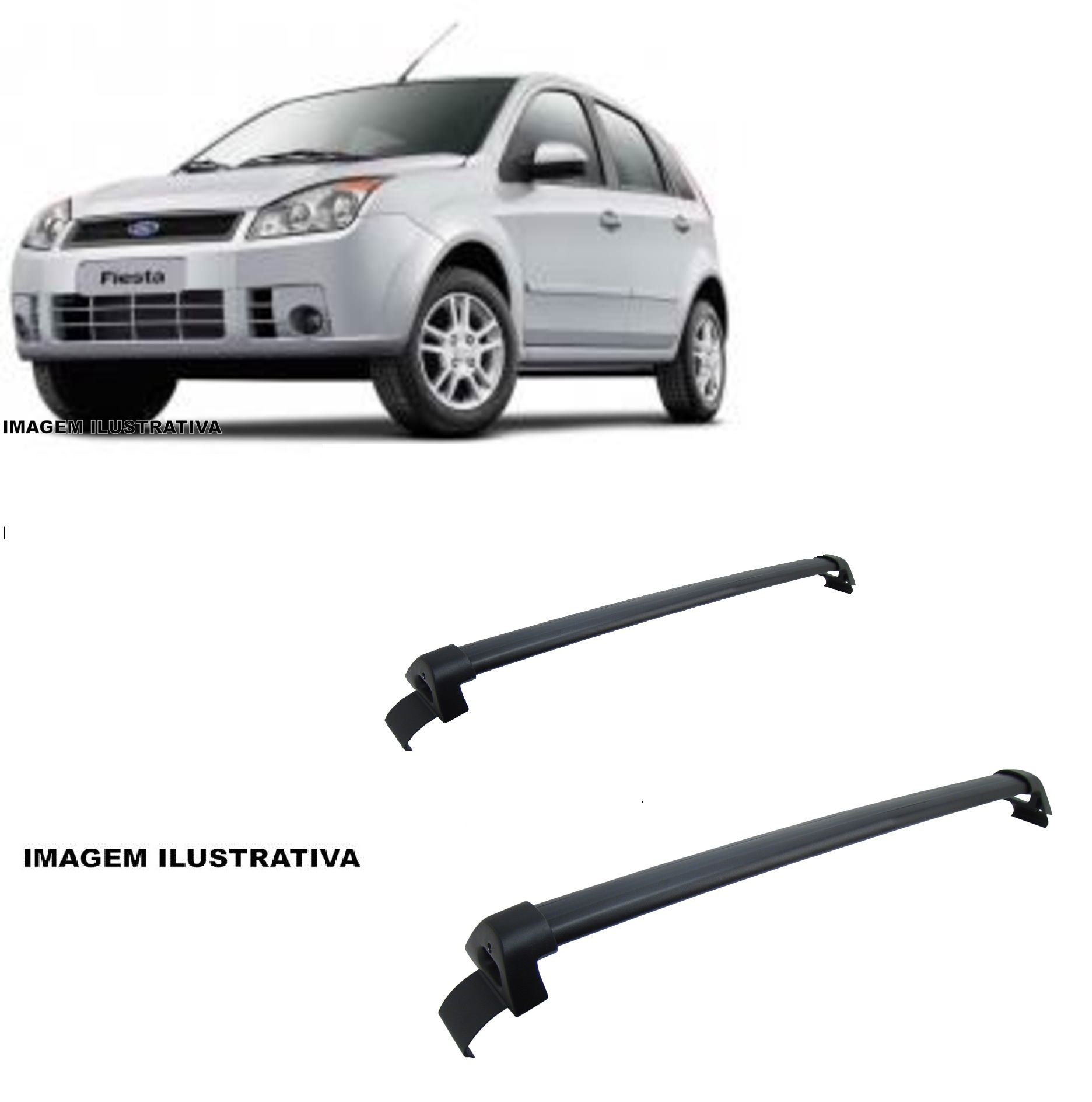 Rack de Alumínio Fiesta Hatch/Sedan 03/13...