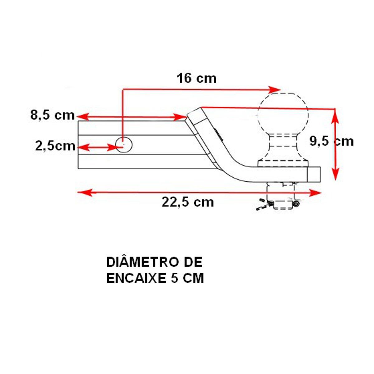 Saída p/ Engate Removível M*