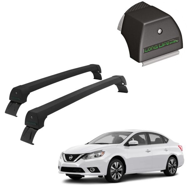 Rack de Alumínio Preto 45kg Nissan Sentra...