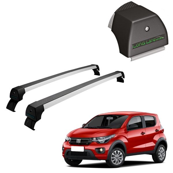 Rack de Alumínio Prata 45kg Mobi (Sem Lon...