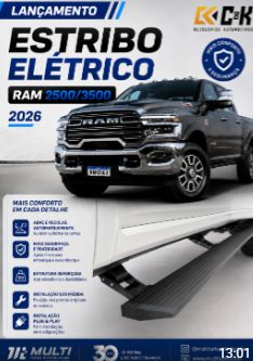 Estribo Elétrico Ram 1500 2020 até 2026  ...