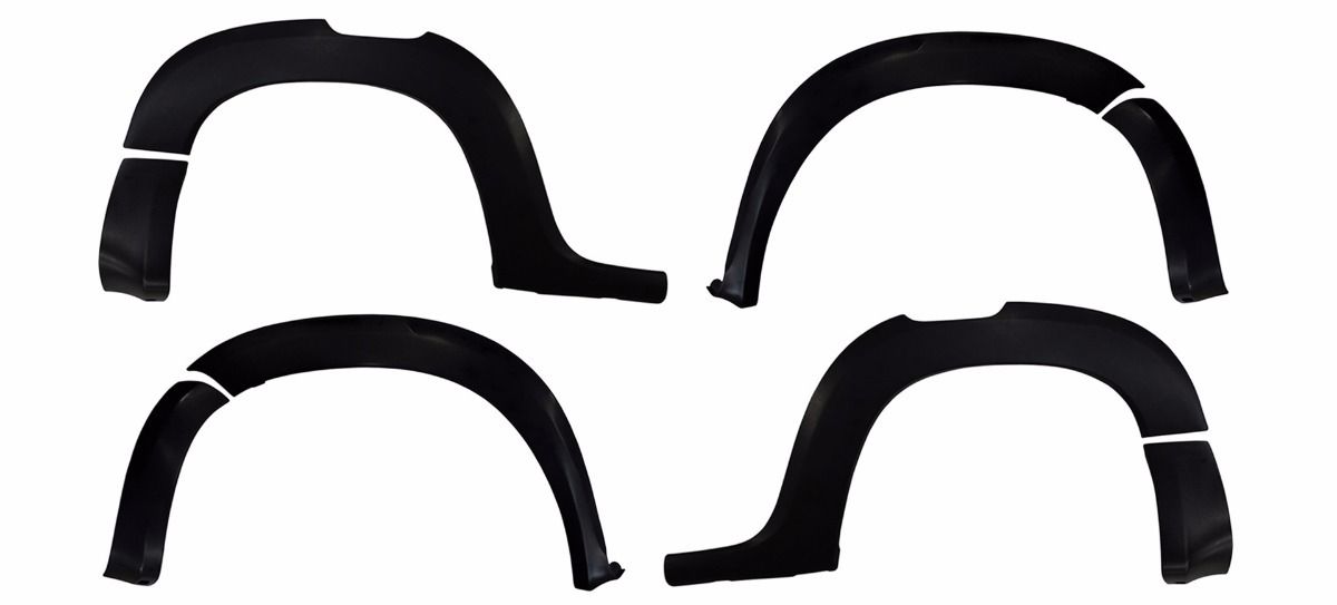 Alargador de Paralamas Duster 15/20 Preto* 