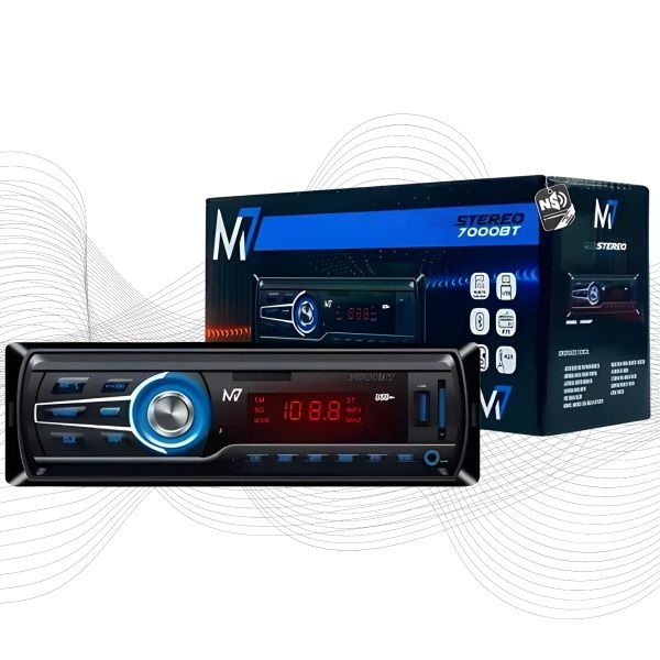 Rádio Automotivo MP3 com Bluetooth - M7 Rádio Automotivo MP3 com Bluetooth - M7