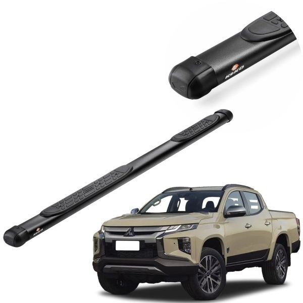 Estribo Oblongo Preto L200 Triton Sport 2...