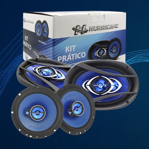 Kit Prático Alto Falante 6" e 6x9" 360W (...