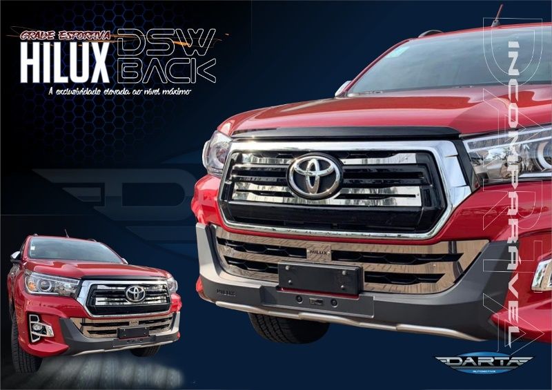Sobre Grade DSW -Hilux 19/ Flat 4pçs