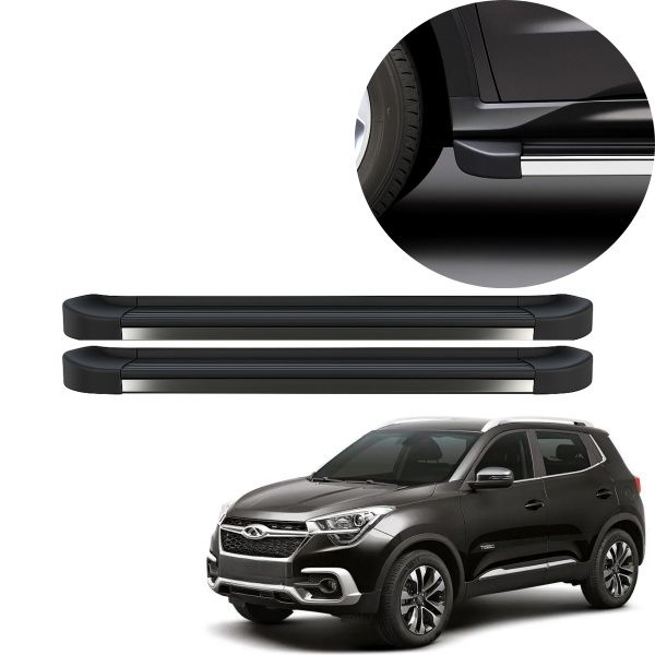 Estribo EVO Tiggo 5 2019 até 2021 Preto F...