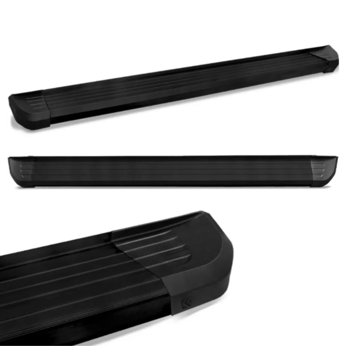 Estribo Alumínio Preto Amarok Cabine Simp... Estribo Alumínio Preto Amarok Cabine Simp...