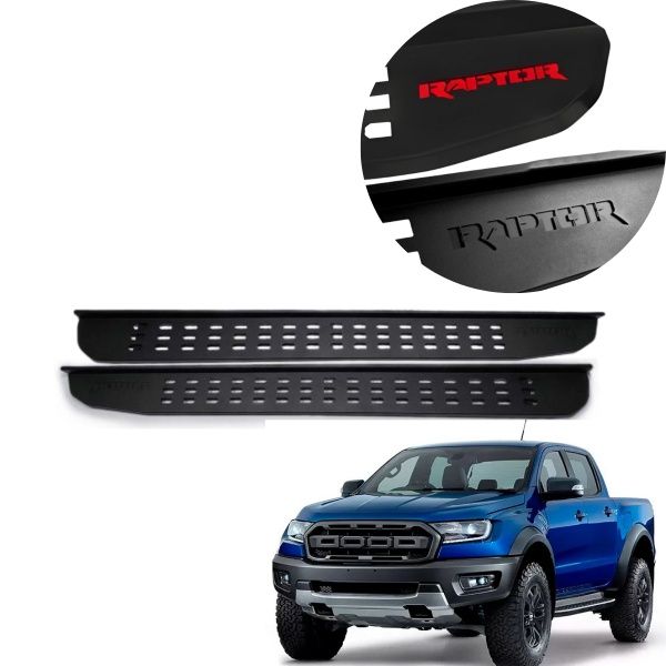 Estribo Steel Carbon Raptor Preto Ranger ...