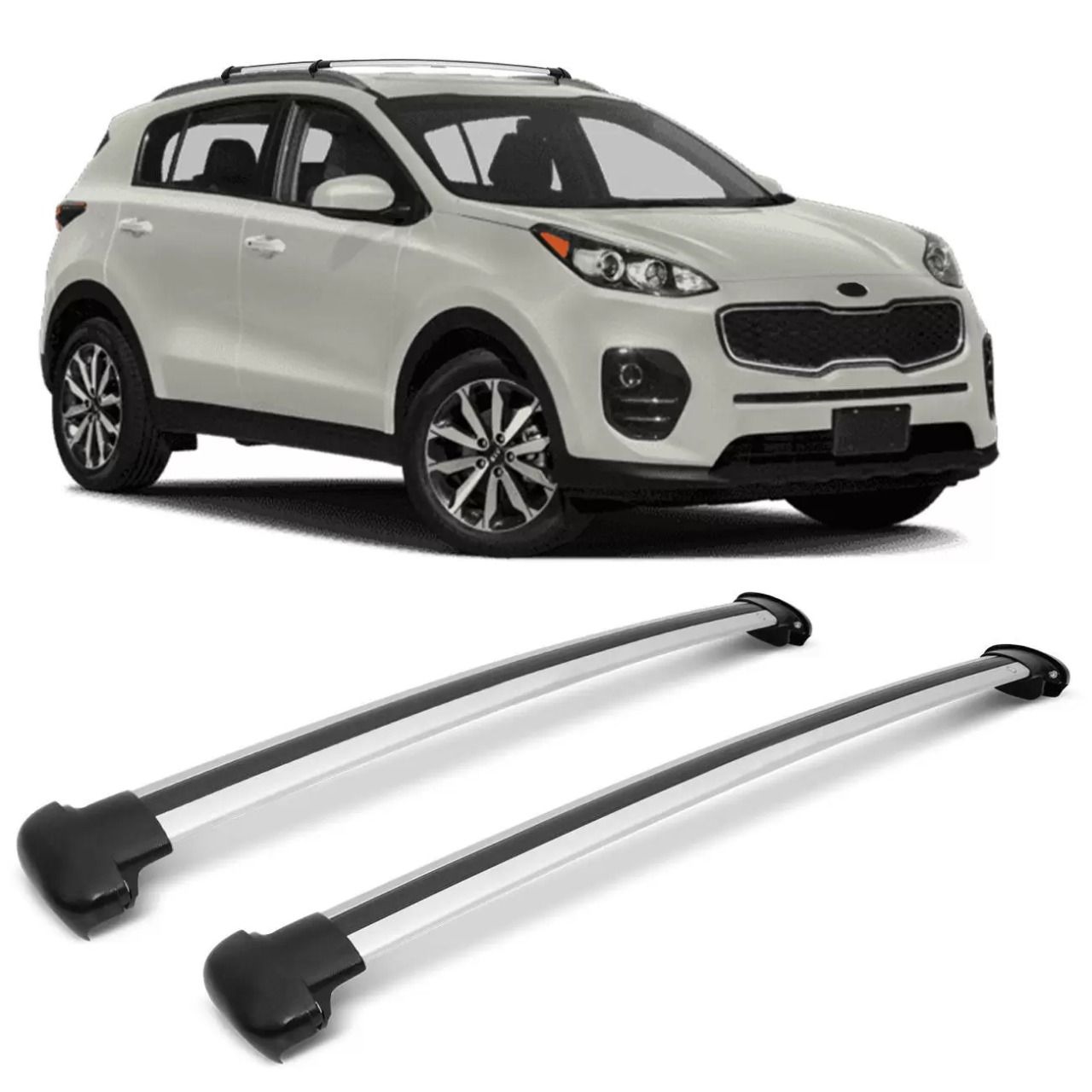 Travessa P/ Longarina Sportage 17/ Prata ...