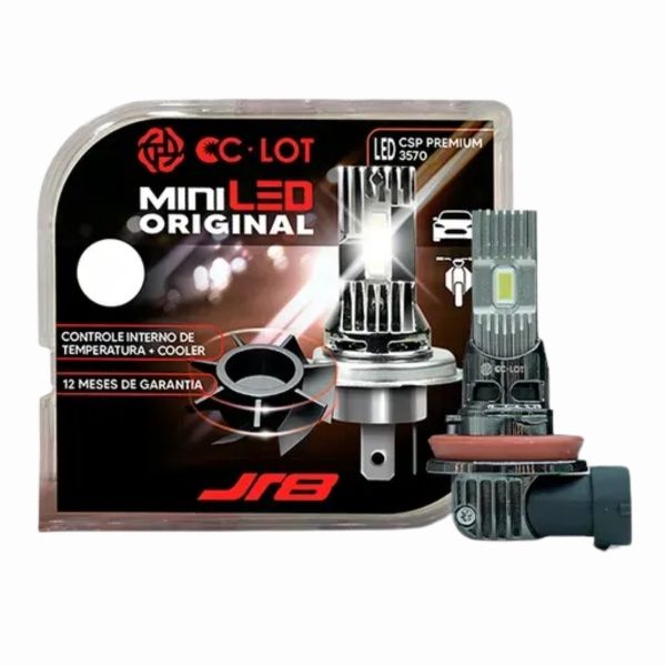 Lâmpada de Led Mini CCLOT H11 Branca 6500...