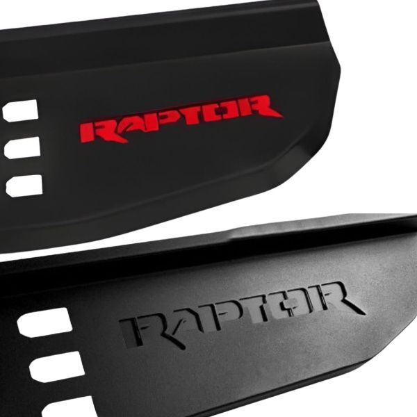 Estribo Steel Carbon Raptor Preto Ranger ...