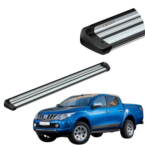 Estribo Integral Prata L200 Triton 2008 a...
