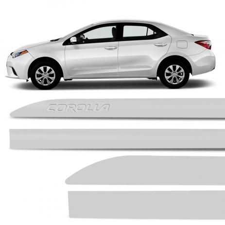 Friso Lateral Corolla 15/20 Prata Super N...