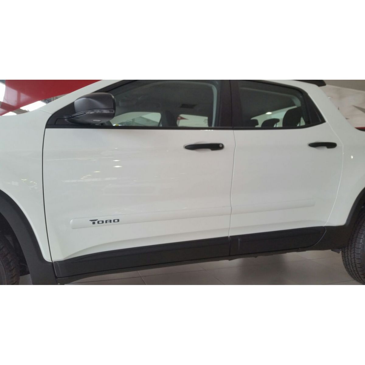 Friso Lateral Toro Transparente com Escri...