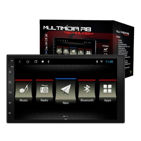 Central Multimídia Universal 7” Android 1...