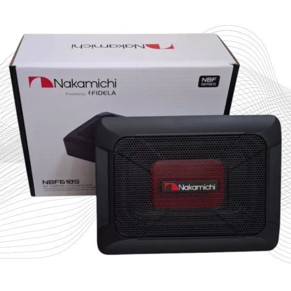 Caixa Subwoofer Ativa Slim 6x8" 100W - Na... Caixa Subwoofer Ativa Slim 6x8" 100W - Na...