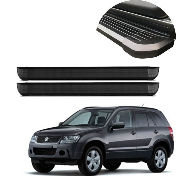 Estribo Alumínio Preto Grand Vitara 2008 ...