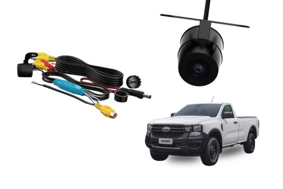 Câmera de Ré para Ranger XL 2024 a 2026 -...