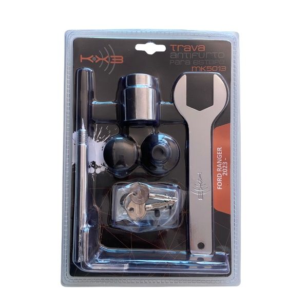 Trava Antifurto para Estepe KX3  Ranger 2...