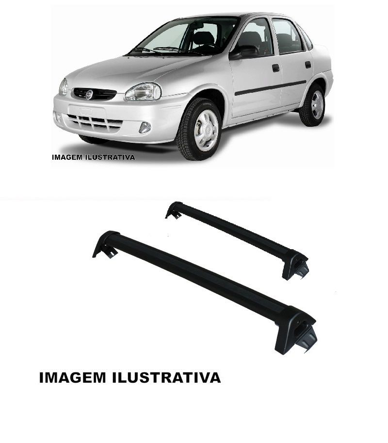 Rack de Alumínio Corsa/Celta/Prisma 4P 2P...
