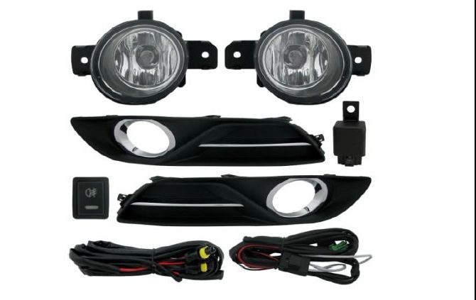 Farol Auxiliar 15/ Sentra ( Kit Comp/Bot ...