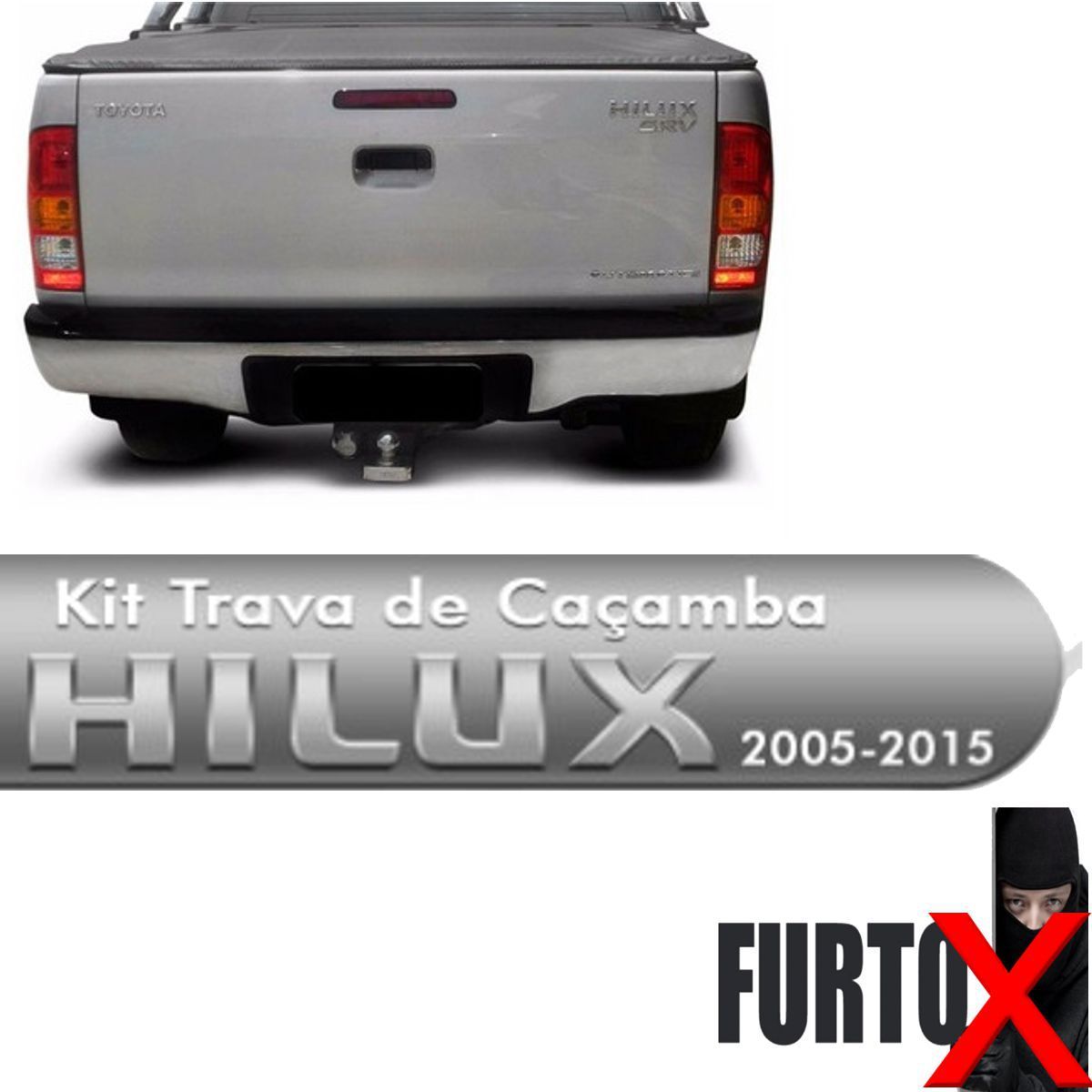 Trava Elétrica de Tampa Traseira Hilux 05...