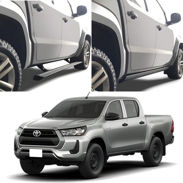 Estribo Elétrico Hilux 2016 até 2026 Cabi...
