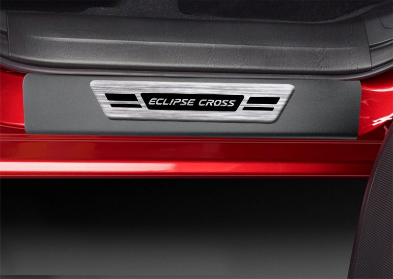 Soleira Resinada Eclipse Cross Aço Escovado