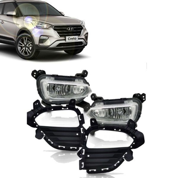 Farol Aux Creta 17/19 C/Mold Preta Bt Mod...