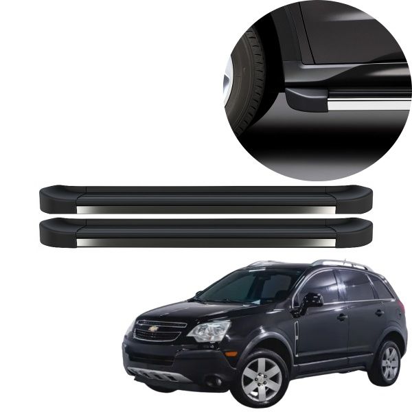 Estribo EVO Captiva 2006 até 2018 Preto F...
