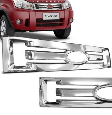 Sobrecapa Aplique Cromado Grade Ecosport ...