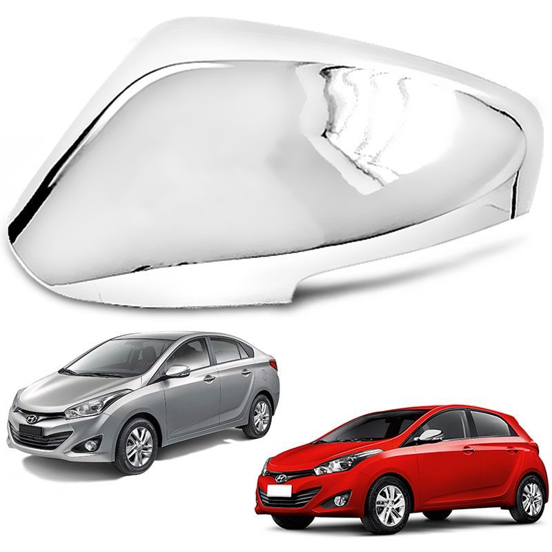 Capa Retrovisor Cromo HB20/Elantra12/ (c/...