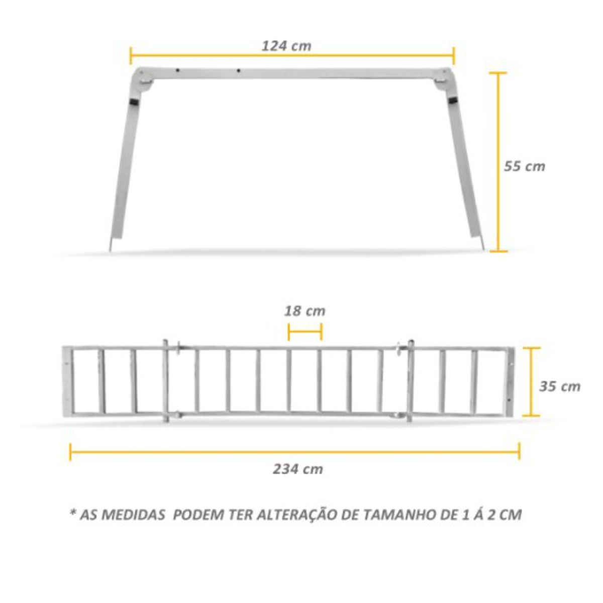 Extensor de Caçamba Frontier 17/ Preto EDR*
