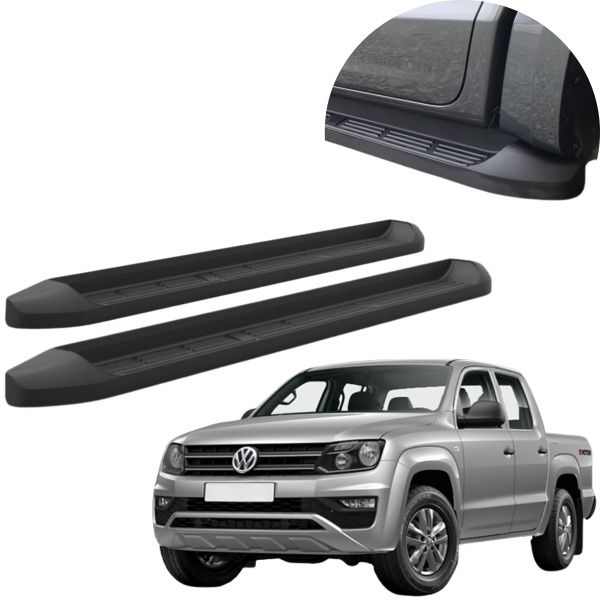 Estribo Injetado Preto Amarok Cabine Dupl...