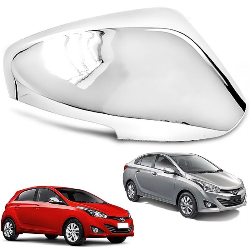 Capa Retrovisor Cromo HB20/Elantra12/ (c/...