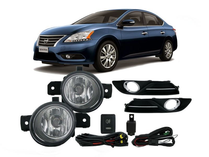 Farol Auxiliar 15/ Sentra ( Kit Comp/Bot ...