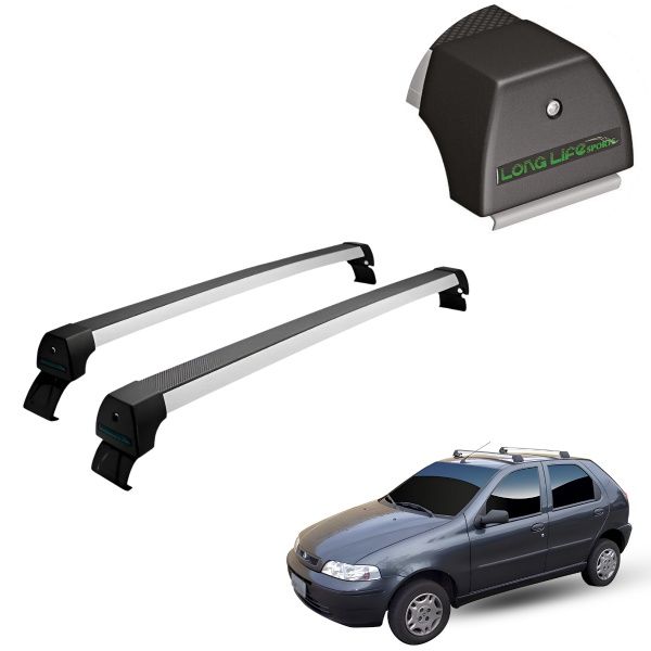 Rack de Alumínio Prata 45kg Palio (4 Port...