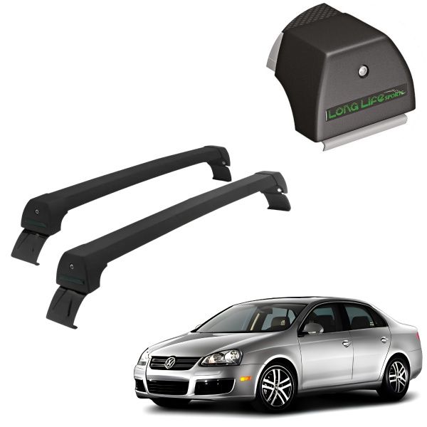 Rack de Alumínio Preto 45kg Jetta 2005 at...