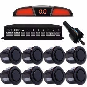 Sensor de Estacionamento 8 Pontos Preto*